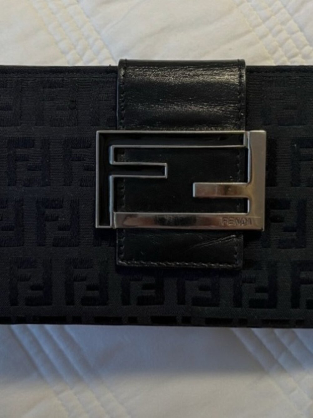 💥 FENDI black Authentic wallet - vintage!💥